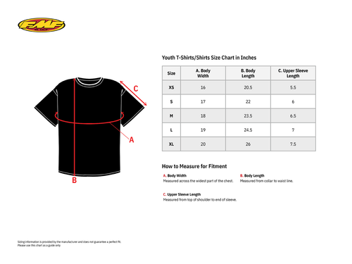 Fmf Youth B3Ar T-Shirt - Navy - Xl SU252418900NVYXL