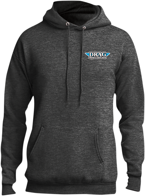 Throttle Threads Drag Specialties Hoodie - Heather Gray - Large DRG29PC78HDHGLG