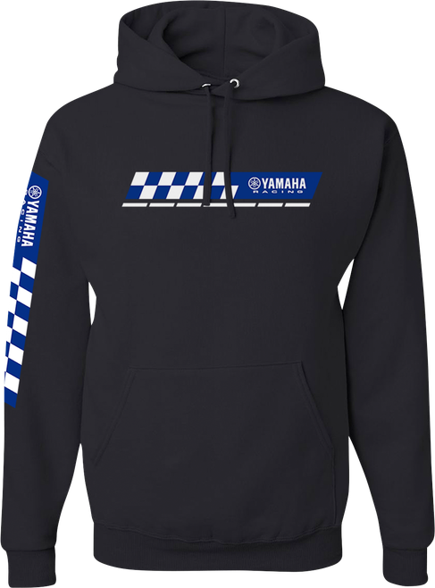 Yamaha Apparel Yamaha Racing Check Hoodie - Black - 2Xl NP21S-M3110-2X