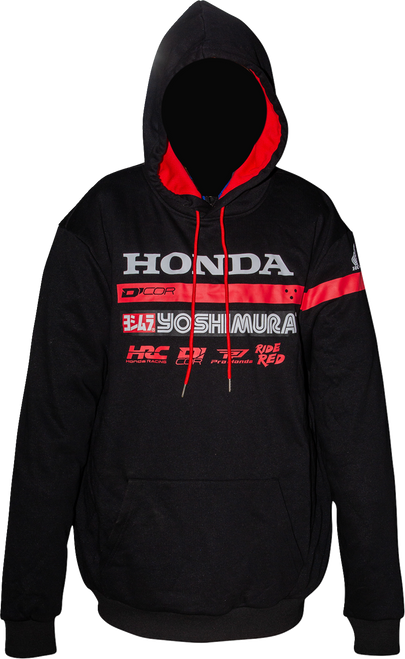 D'Cor Visuals Honda Factory2 Sweatshirt - Black - Medium 85-217-2
