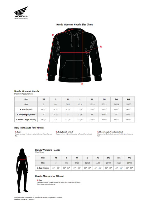 Honda Apparel Women'S Honda Hoodie - Light Heather Gray - Medium NP23S-L2295-M