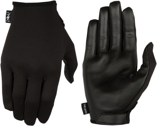 Thrashin Supply Co. Stealth Leather Palm Gloves - Black - 2Xl SLG-01-012