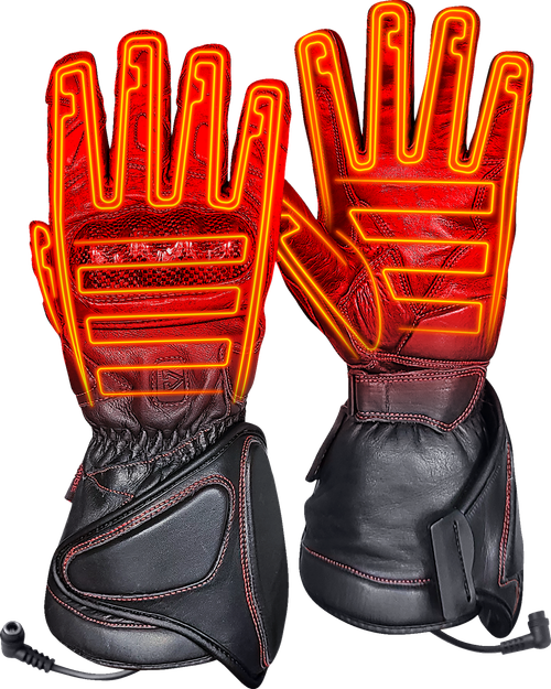 Gerbing Heated Clothing 12 V Extreme Hard Knuckle Heated Gloves - Black - Xl GER-EXGL-12-B-XL