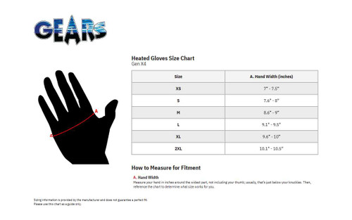 Gears Canada Gen X-4 Warm Tek Heated Gloves - Black - Xl 100313-1-XL