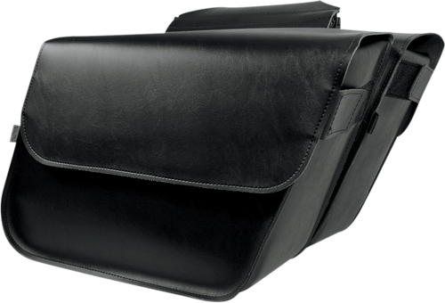 Willie & Max Luggage Raptor Saddlebag - Black - Super Slant 58803-00