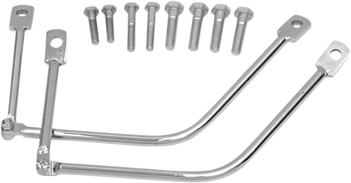 Saddlemen Metric Saddlebag Support - Chrome 3501-0345