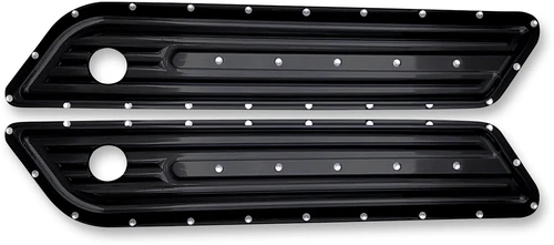 Covingtons Saddlebag Hinge Cover - Diamondback - Black C3010-B