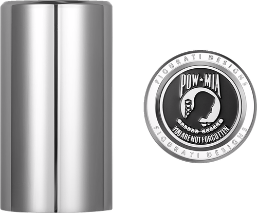Figurati Designs Docking Covers - Pow Mia - Long - Silver FD50-DC-2545-SS