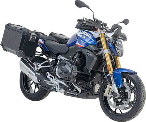 Sw-Motech Trax Adv Aluminum Case System - Black - Bmw R 1200/1250 R '14-'24 KFT.07.573.70100/B