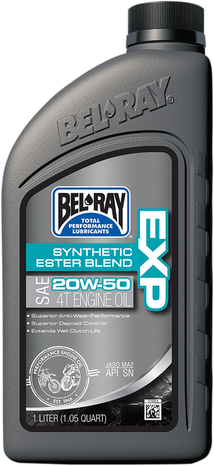 Bel-Ray Exp Synthetic Blend 4T Oil - 20W-50 - 1L 99131-B1LW