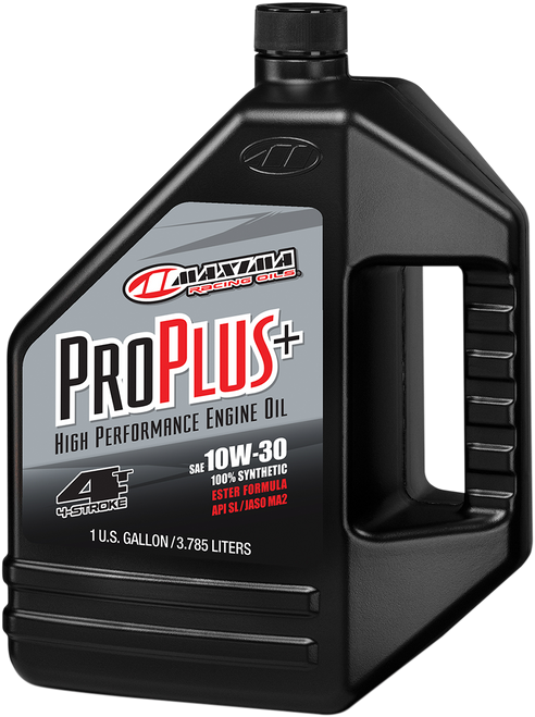 Maxima Racing Oil Pro Plus+ 4T Oil - 10W-30 - 1 U.S. Gal 30-019128