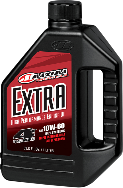 Maxima Racing Oil Extra Synthetic 4T Oil - 10W60 - 1L 30-30901