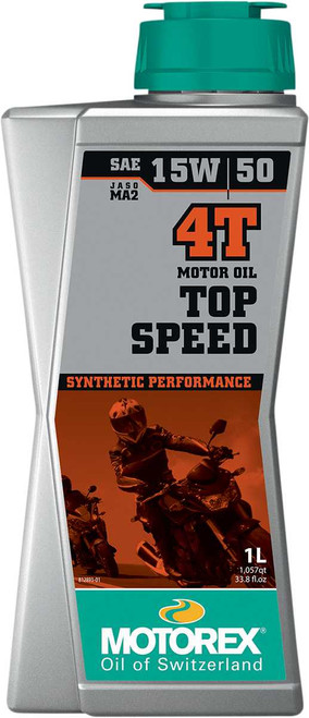 Motorex Top Speed Synthetic 4T Engine Oil - 10W-40 - 1L 308271
