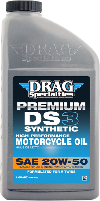 Drag Specialties Oil Ds3 Synthetic Engine Oil - 20W-50 - 1 Us Quart 3601-0775