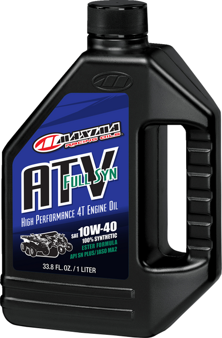 Maxima Racing Oil Atv Full Synthetic Engine Oil - 10W-40 - Liter 30-87901