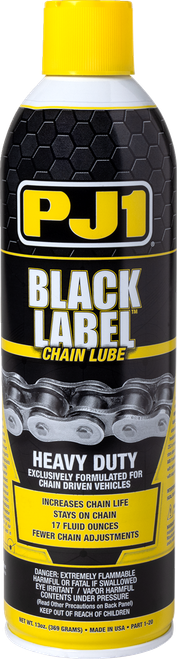 Pj1/Vht Black Label Chain Lube - 5 Oz. Net Wt. - Aerosol 1-06A