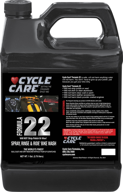 Cycle Care Formulas Formula 22 Spray & Ride - 1 U.S. Gal. 22128