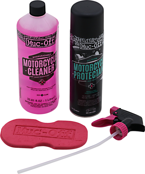 Muc-Off Usa Cleaner/Spray Duo With Sponge 20020US