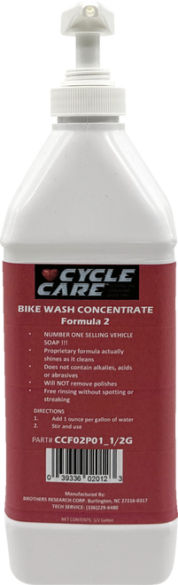 Cycle Care Formulas Formula 2 Bike Wash - Bag In Box - 1/2 U.S. Gal. CCF02P01_1/2G