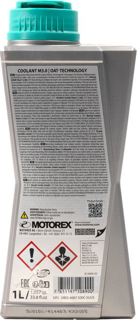 Motorex M3.0 Coolant - Ready-To-Use - 1L 308100