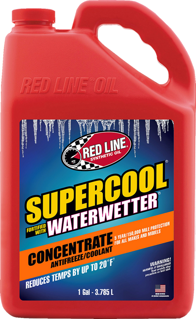Red Line Synthetic Oil Supercool Coolant Concentrate- 1 Us Gallon 81205