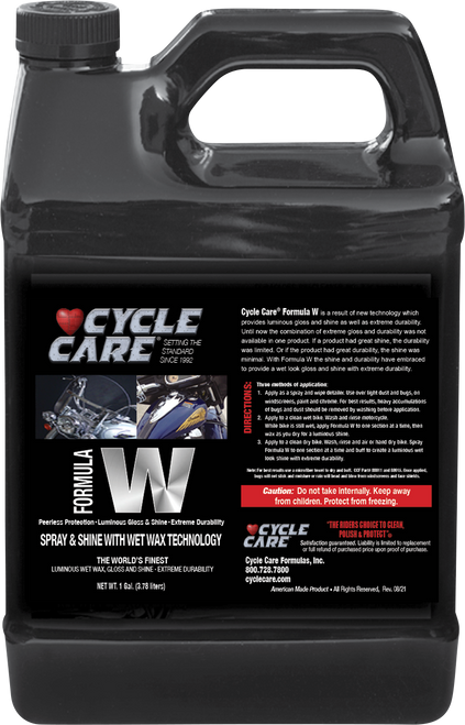 Cycle Care Formulas Formula W Wax Spray - 1 U.S. Gal. 66128