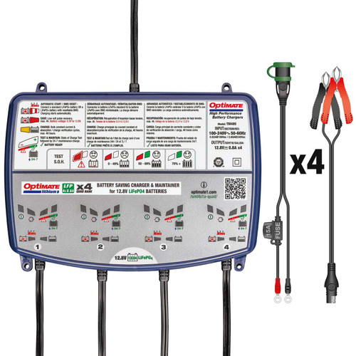 Tecmate Battery Charger/Maintainer - Lithium TM485