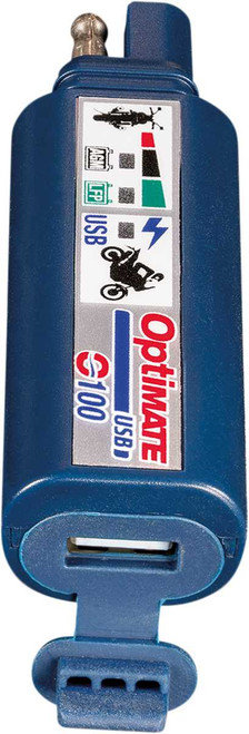 Tecmate Sae To Usb Charger - 2 Pin Connector - Led O-100V3
