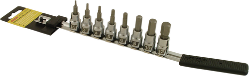 Cruztools Socket Bit Set - Hex - Metric ME38HBS