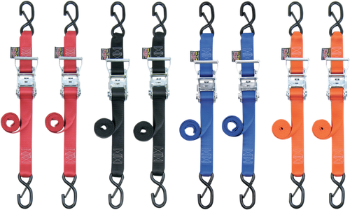 Powertye Mfg. Ratchet Tie-Downs - 1-1/2" X 6-1/2' - Blue 30573-S