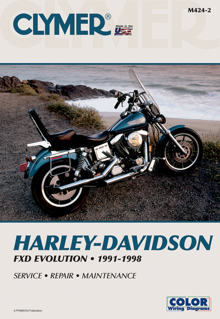 Clymer Manual - Harley-Davidson - Fxd Evolution '91-'98 CM4242