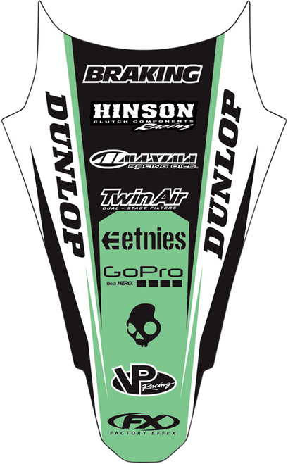 Factory Effex Rear Fender Graphic - Kx 80/85/100 19-32110