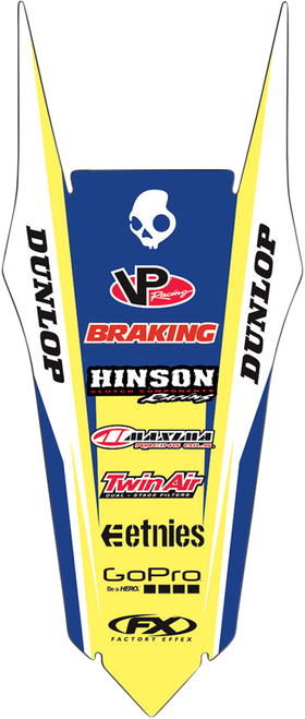 Factory Effex Rear Fender Graphic - Husqvarna 19-32630