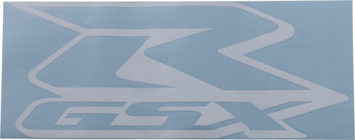 Factory Effex Gsx-R Decal - White - 12" 17-94416