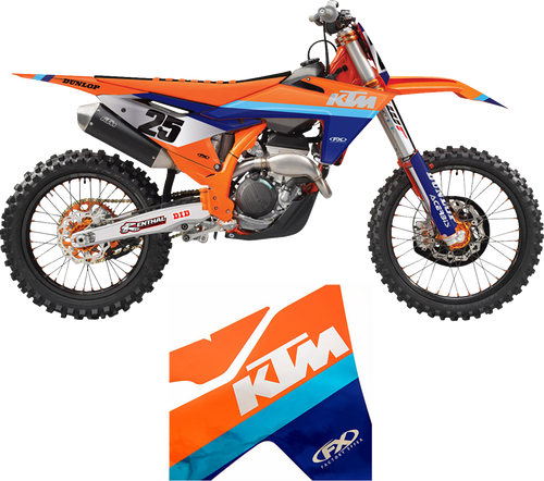 Factory Effex Candy Chrome Series Shroud/Airbox Graphics Kit - Ktm 27-03502