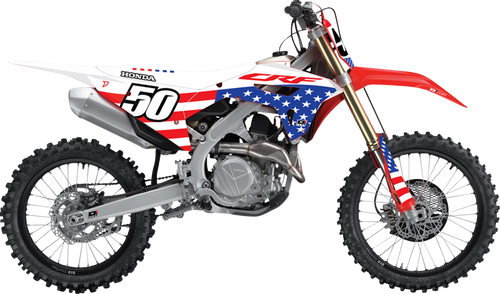 D'Cor Visuals Graphic Kit - Usa Honda - Crf 250/450 R '25 20-10-301