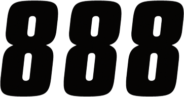 Factory Effex Fx Factory Number 8 - Black - 4" 08-90008