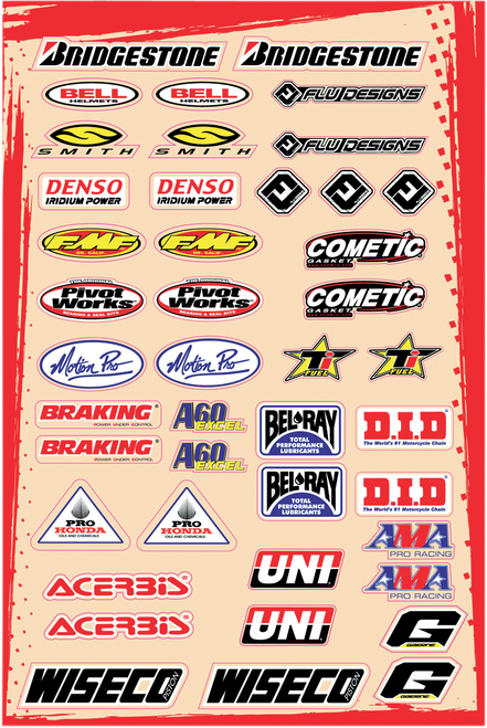 Flu Designs Inc. Decal Logo Kit - C 504