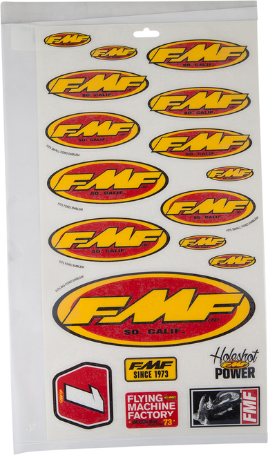 Fmf Assorted Sticker Sheet 14800