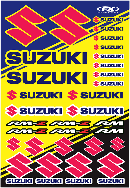 Factory Effex Decal Kit - Suzuki 22-68430