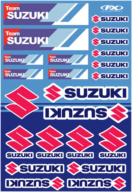 Factory Effex Decal Kit - Suzuki Racing 22-68432