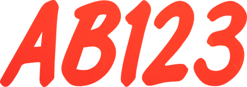 Hardline Sticker Kit 400 - Lava Red LR400EC