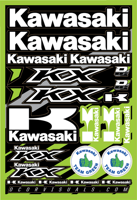 D'Cor Visuals Decal Sheet - Star Yamaha 40-50-116