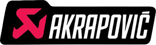 Factory Effex Logo Decals - Akrapovic - 5 Pack 28-90010