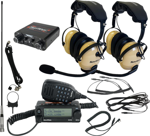 Navatlas Intercom/Radio And Headset Kit - 2-Seat - Beige NIROHBE2