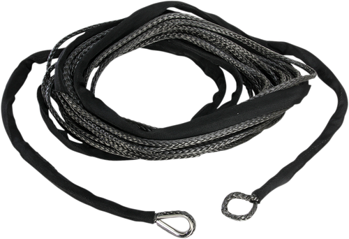 Moose Offroad Winch Rope - Black - 1/4" X 50' 700-5150