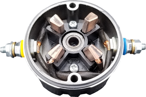 Kfi Products Assault Motor End Cap - Black AS-CAPKIT