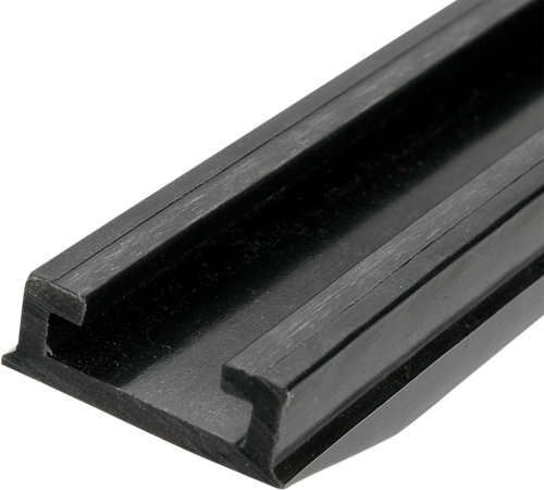 Garland Graphite Replacement Slide - Uhmw - Profile 25 - Length 56.89" - Yamaha 25-5689-3-01-12