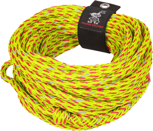 Airhead Sports Group Rope - Tow - Reflective Yellow - 2 Rider - 60' AHTR-02S