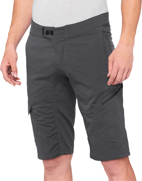 100% Ridecamp Shorts - Charcoal - Us 36 40029-00011